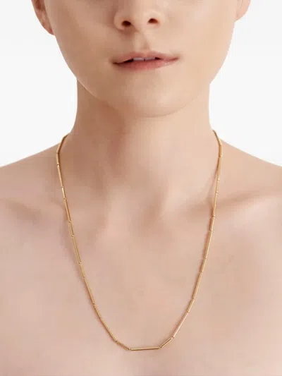 Shihara Construction Lines Chain-link Necklace In Gold