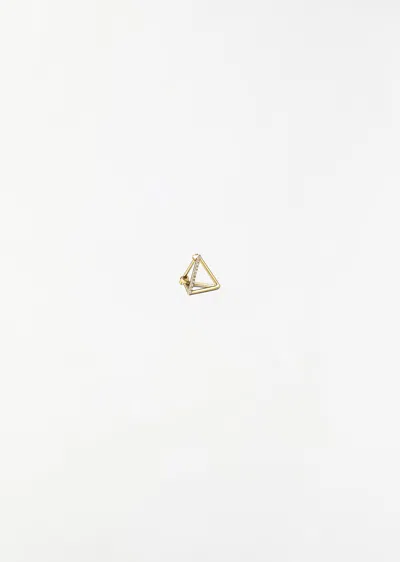 Shihara Diamond Triangle Earring 10 In 18k Yellow Gold