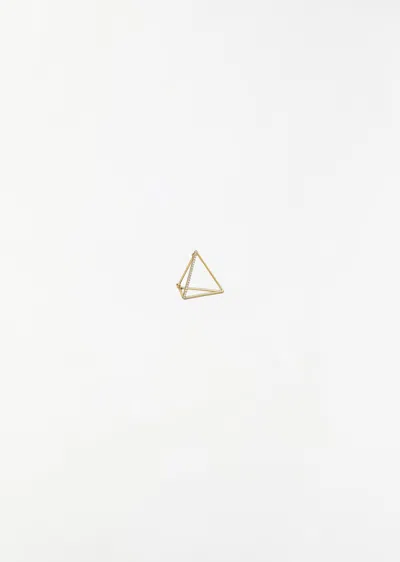 Shihara Diamond Triangle Earring 20 In 18k Yellow Gold