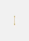 Shihara 18kt Yellow Gold Twist Pin 02 Earring In 18k Yellow Gold