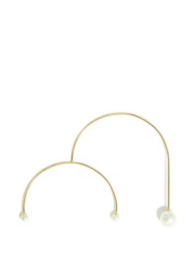 Shihara Mobile Chandelier Pearl Earring In Gold