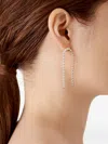Shihara Node Circle-shaped Matte Stud In Gold