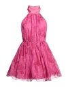 Shiki Woman Mini Dress Fuchsia Size 10 Polyester In Pink