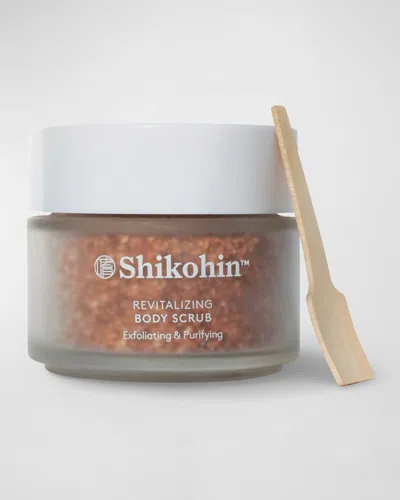Shikohin Hemp & Rice Body Scrub In White
