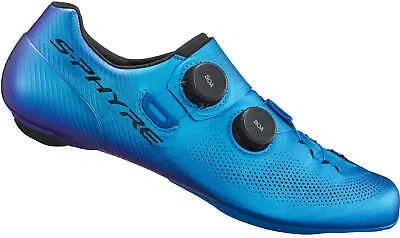 Pre-owned Shimano Mens Rc903 S-phyre Road Cycling Shoes Trainers Lightweight Sports - Blue