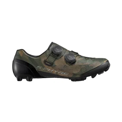 Shimano S-phyre Sh-xc903 Green Brown Shoes In Black