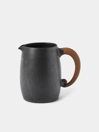 Shin Ki-bok Ceramic Jug In Black