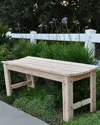 Shine Co. 4ft Backless Garden Bench