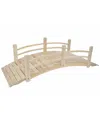 Shine Co. 6ft Cedar Garden Bridge