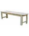 Shine Co. Backless Garden Bench