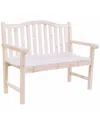 Shine Co. Belfort Natural Cedar Bench