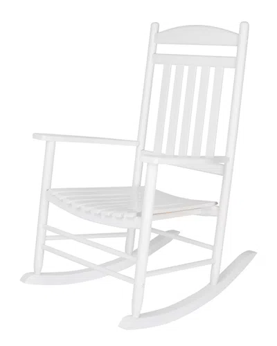 Shine Co. Maine Porch Rocker In White