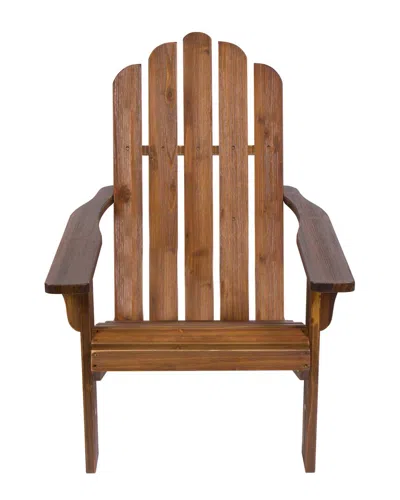 Shine Co. Marina Ii Adirondack Chair With Hydro-tex Finish In Brown