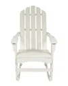 Shine Co. Marina Ii Porch Rocker With Hydro-tex Finish In White