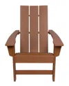 Shine Co. Modern Adirondack Chair In Brown