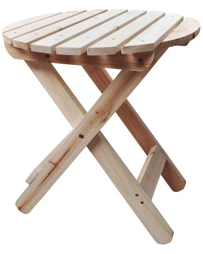 SHINE CO. SHINE CO. OUTDOOR ADIRONDACK ROUND FOLDING TABLE