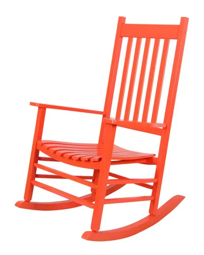 Shine Co. Vermont Porch Rocker In Red
