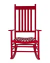Shine Co. Vermont Porch Rocker In Red