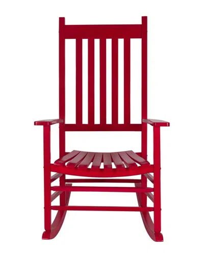 Shine Co. Vermont Porch Rocker In Red