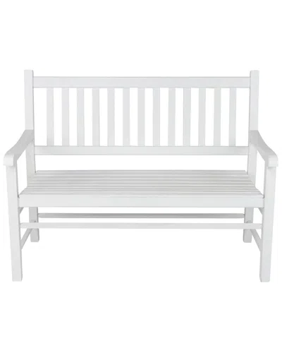 Shine Co. Shine Compan Eden Garden Bench In White
