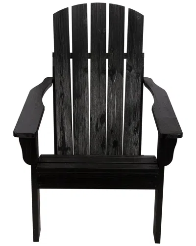 Shine Co. Shine Company Adirondack Chair With Hydro-tex Finish In Black