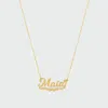 Shinera The Mini Classic Nameplate Necklace