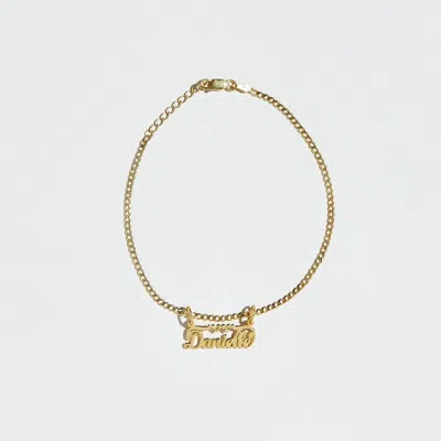 Shinera The Nameplate Anklet