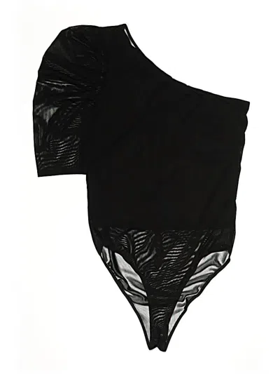 Pre-owned Shinestar Bodysuit In Black