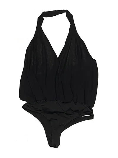 Pre-owned Shinestar Bodysuit In Black