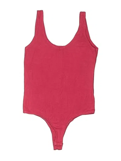 Pre-owned Shinestar Bodysuit In Red
