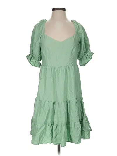 Pre-owned Shinestar Casual Dress In Green