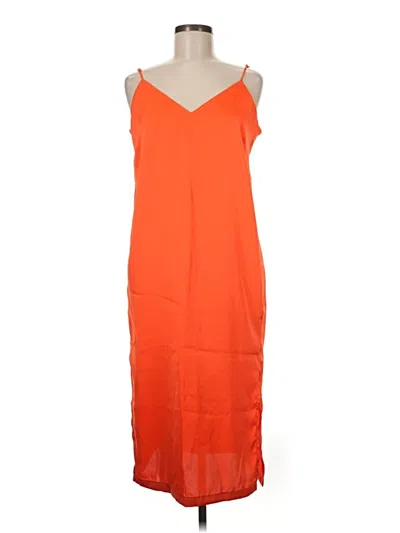 Pre-owned Shinestar Casual Dress In Orange
