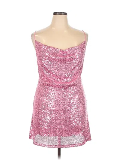 Shinestar Cocktail Dress In Pink