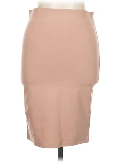 Pre-owned Shinestar Formal Skirt In Brown