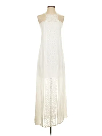 Pre-owned Shinestar Formal Skirt In White