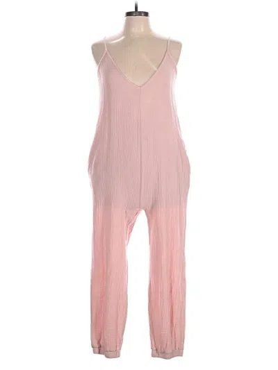 Pre-owned Shinestar Jumpsuit In Pink