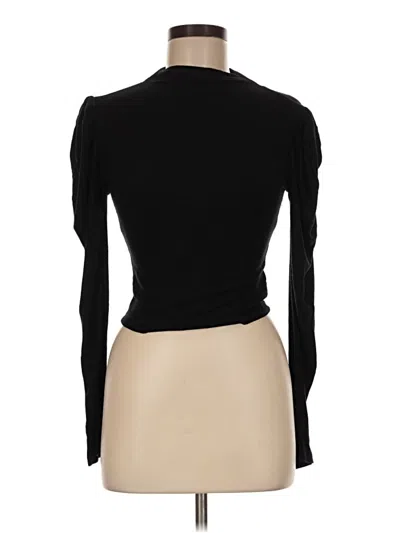 Pre-owned Shinestar Long Sleeve Top Black Turtleneck Tops