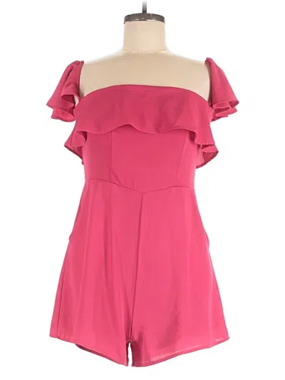 Pre-owned Shinestar Romper In Pink