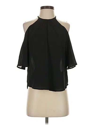 Pre-owned Shinestar Sleeveless Blouse In Black