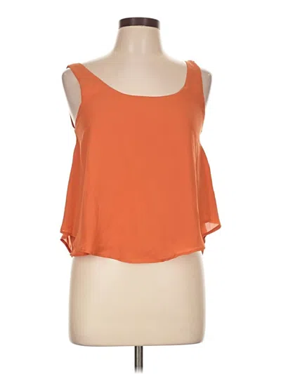 Pre-owned Shinestar Sleeveless Blouse In Orange