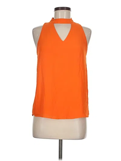 Pre-owned Shinestar Sleeveless Blouse In Orange