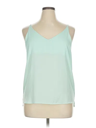 Pre-owned Shinestar Sleeveless Blouse In Teal