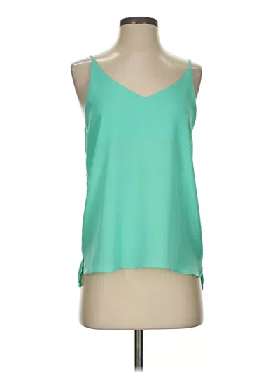Pre-owned Shinestar Sleeveless Blouse In Teal