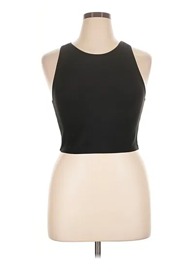 Pre-owned Shinestar Sleeveless Top Black Halter Neckline Tops