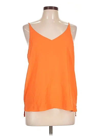 Shinestar Sleeveless Top Orange Halter Neckline Tops