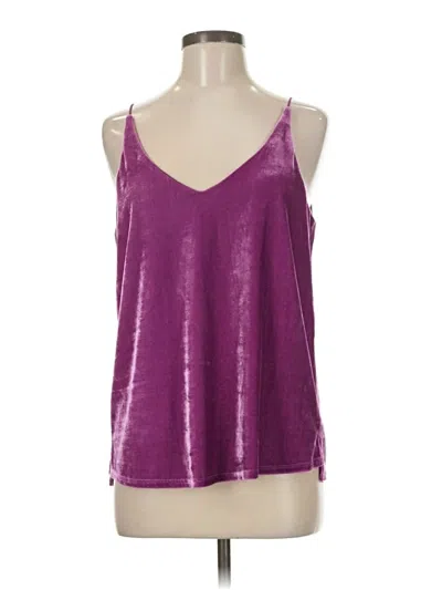 Pre-owned Shinestar Sleeveless Top Purple Halter Neckline Tops