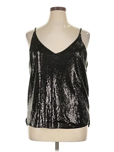 Pre-owned Shinestar Sleeveless Top Silver Halter Neckline Tops