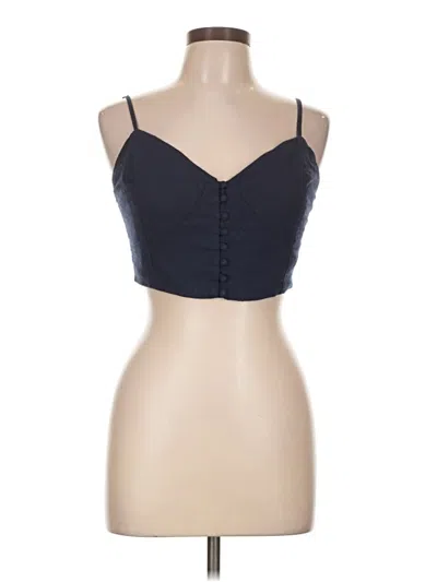 Pre-owned Shinestar Tube Top Blue Strapless Neckline Tops