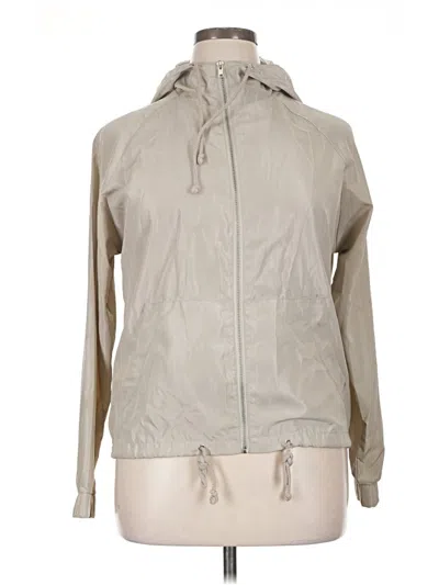 Pre-owned Shinestar Windbreaker Jacket In Silver