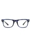Shinola 1502 Square-frame Glasses In Blue